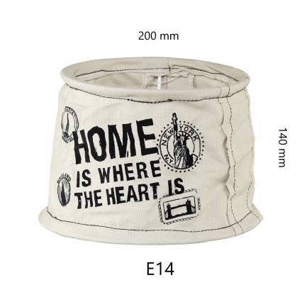 Eglo 49442 - Vintažinis abajūras Pytel Home E14, skersmuo 20 cm