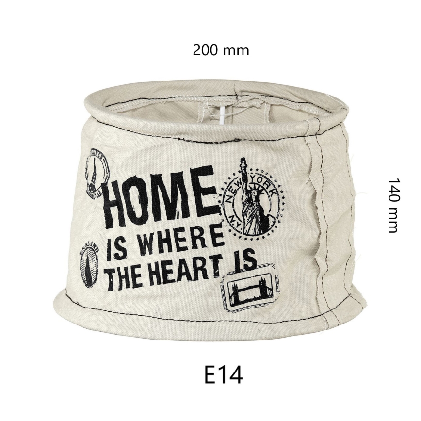 Eglo 49442 - Vintažinis abajūras Pytel Home E14, skersmuo 20 cm