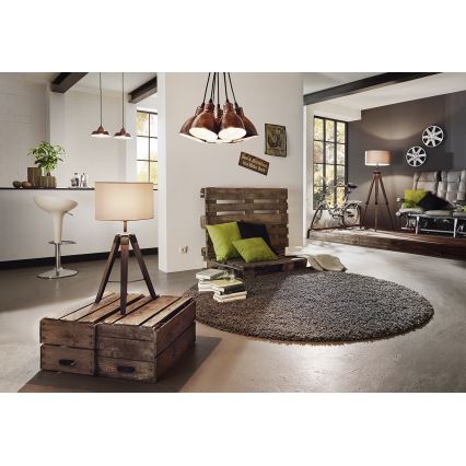 Eglo 49494 - Pakabinamas šviestuvas PRIDDY 1 7xE27/60W/230V