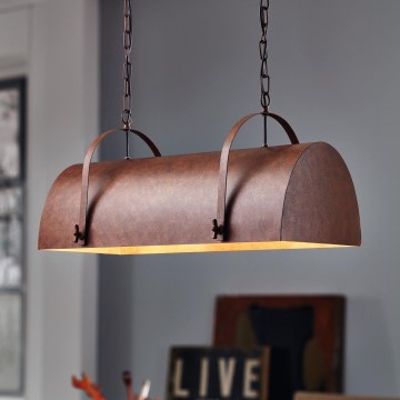 Eglo 49687 - Sietynas, kabinamas ant grandinės DEERHURST 2xE27/60W/230V