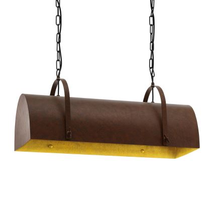 Eglo 49687 - Sietynas, kabinamas ant grandinės DEERHURST 2xE27/60W/230V