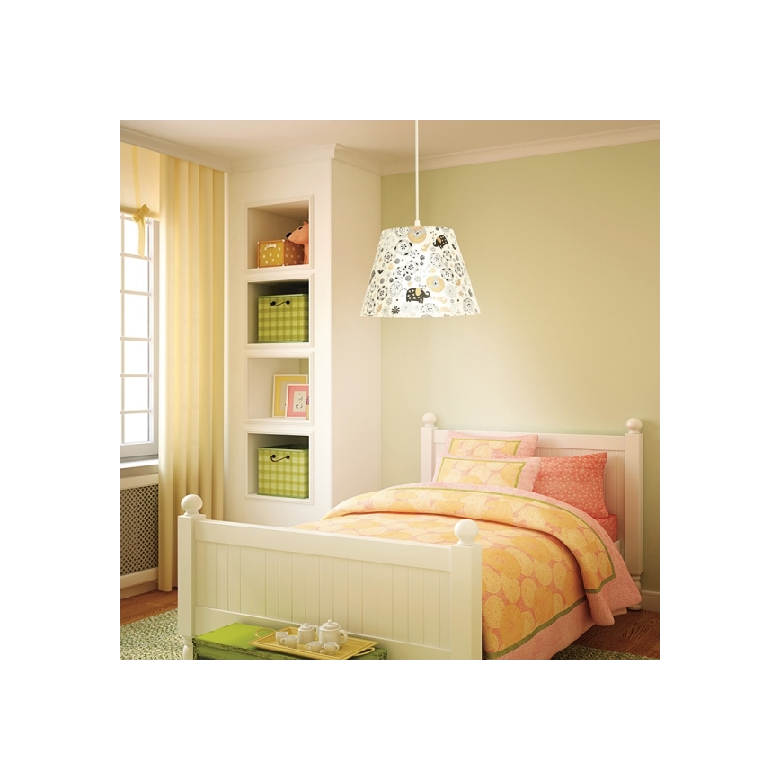 Eglo 54459 - Sietynas, kabinamas ant virvės MOLOVE 1xE27/60W/230V