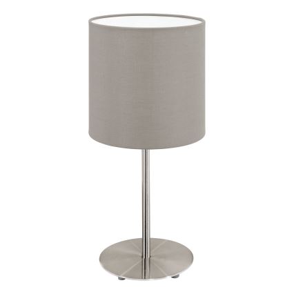 Eglo 54745 - Stalinis šviestuvas ANADIA 1xE14/40W/230V taupe/matinis chromas