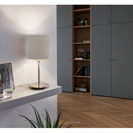Eglo 54745 - Stalinis šviestuvas ANADIA 1xE14/40W/230V taupe/matinis chromas