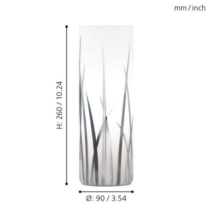 Eglo 54886 - LED stalinis šviestuvas 1xE27/6W/230V 3000K