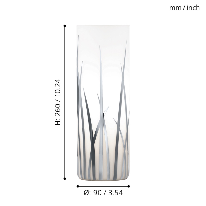 Eglo 54886 - LED stalinis šviestuvas 1xE27/6W/230V 3000K