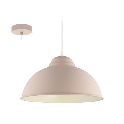 Eglo 54964 - Pakabinamas sietynas TRURO-P 1xE27/60W/230V rausva