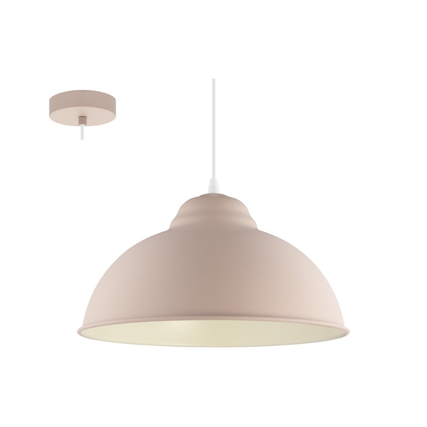 Eglo 54964 - Pakabinamas sietynas TRURO-P 1xE27/60W/230V rausva