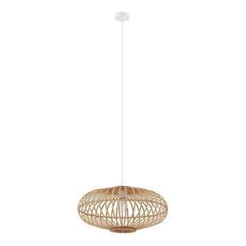Eglo 55114 - LED pakabinamas šviestuvas ant laido 1xE27/4W/230V bambukas