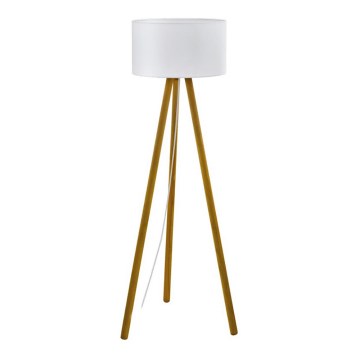 Eglo 55115 - LED grindinė lempa 1xE27/11W/230V iš buko