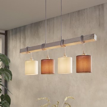 Eglo 55206 - Pakabinamas sietynas TOWNSHEND 4xE27/60W/230V