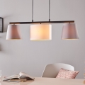 Eglo 55207 - Pakabinamas sietynas ALMEIDA 3xE14/25W/230V pilka