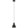 Eglo 55243 - Pakabinamas šviestuvas ant laido PRIDDY 1xE27/60W/230V juodas