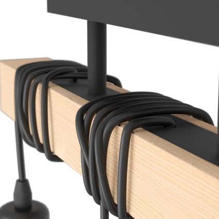 Eglo 55247 - Paviršinis lubinis šviestuvas TOWNSHEND 3xE27/60W/230V