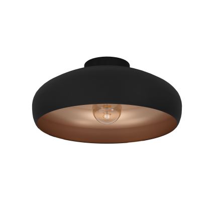 Eglo 55248 - Lubinis šviestuvas MOGANO 1xE27/60W/230V juoda