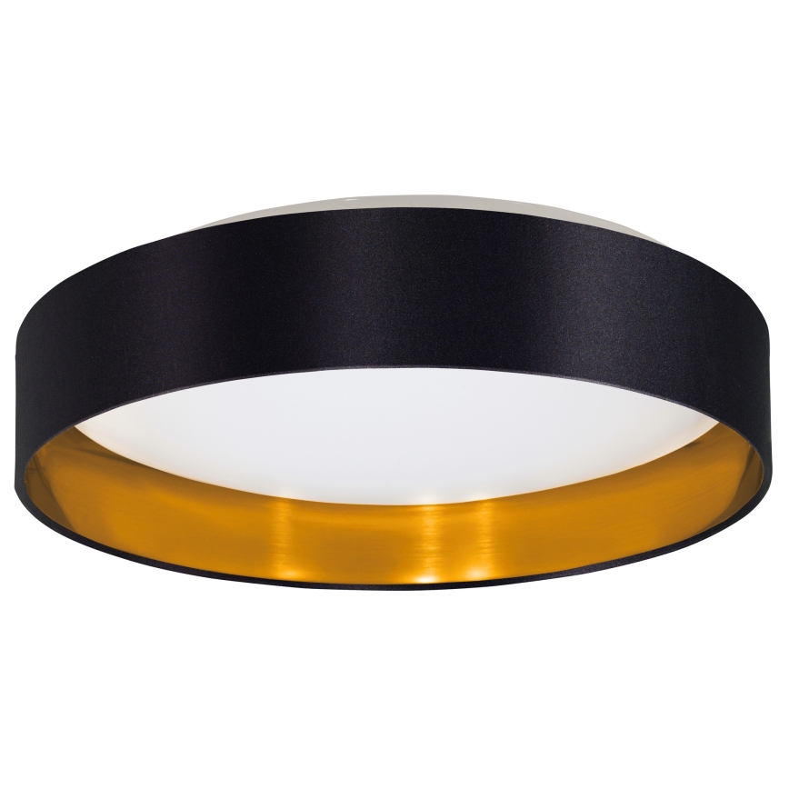 Eglo 55267 - LED lubinis šviestuvas MASERLO LED/16W/230V 3000K skersm. 40,5 cm juodas/varinis
