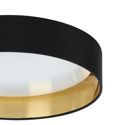Eglo 55267 - LED lubinis šviestuvas MASERLO LED/16W/230V 3000K skersm. 40,5 cm juodas/varinis