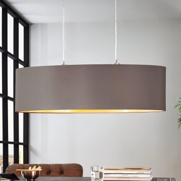 Eglo 55271 - Pakabinamas sietynas MASERLO 2xE27/60W/230V ruda