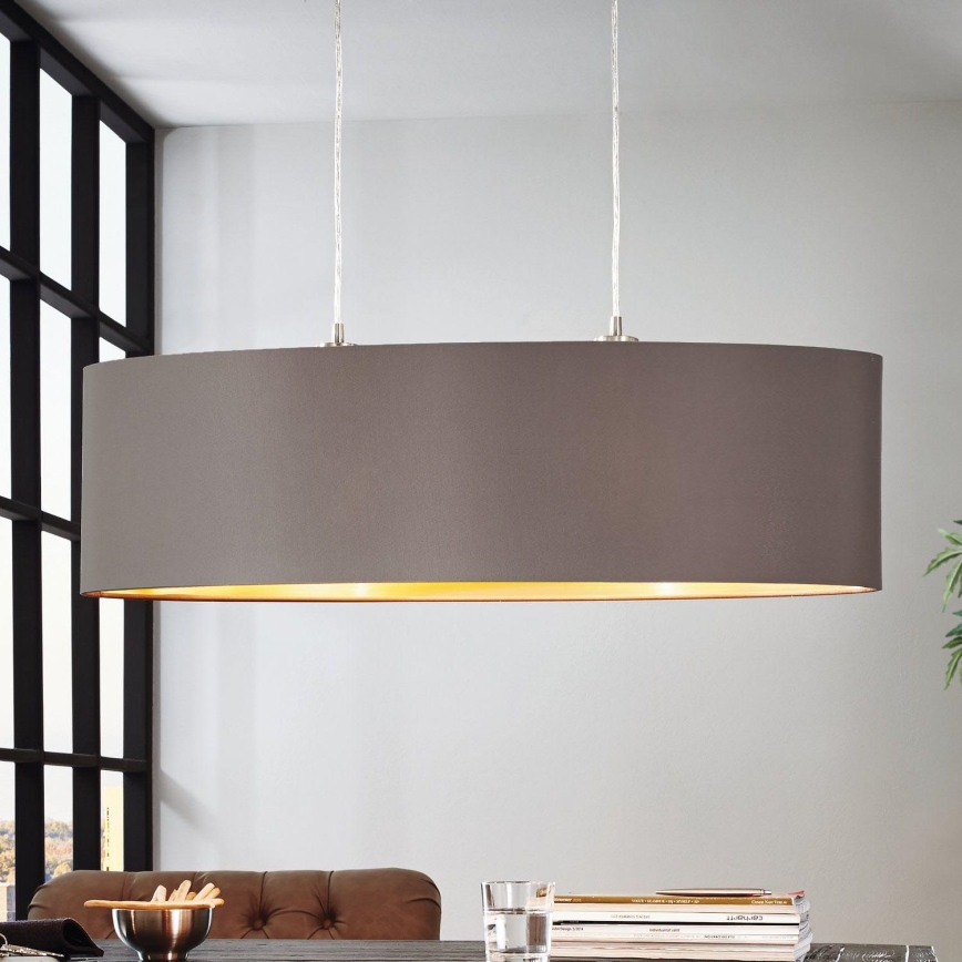 Eglo 55271 - Pakabinamas sietynas MASERLO 2xE27/60W/230V ruda