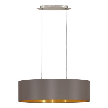 Eglo 55271 - Pakabinamas sietynas MASERLO 2xE27/60W/230V ruda