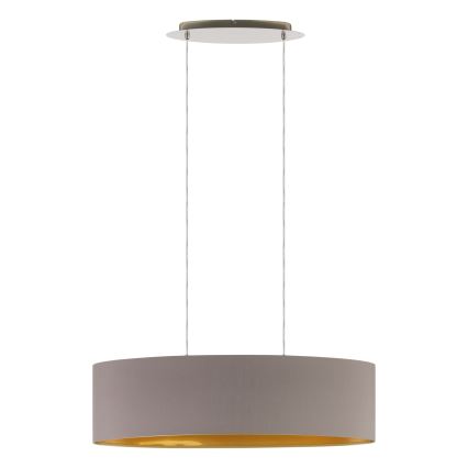 Eglo 55271 - Pakabinamas sietynas MASERLO 2xE27/60W/230V ruda