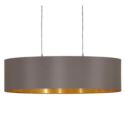 Eglo 55271 - Pakabinamas sietynas MASERLO 2xE27/60W/230V ruda