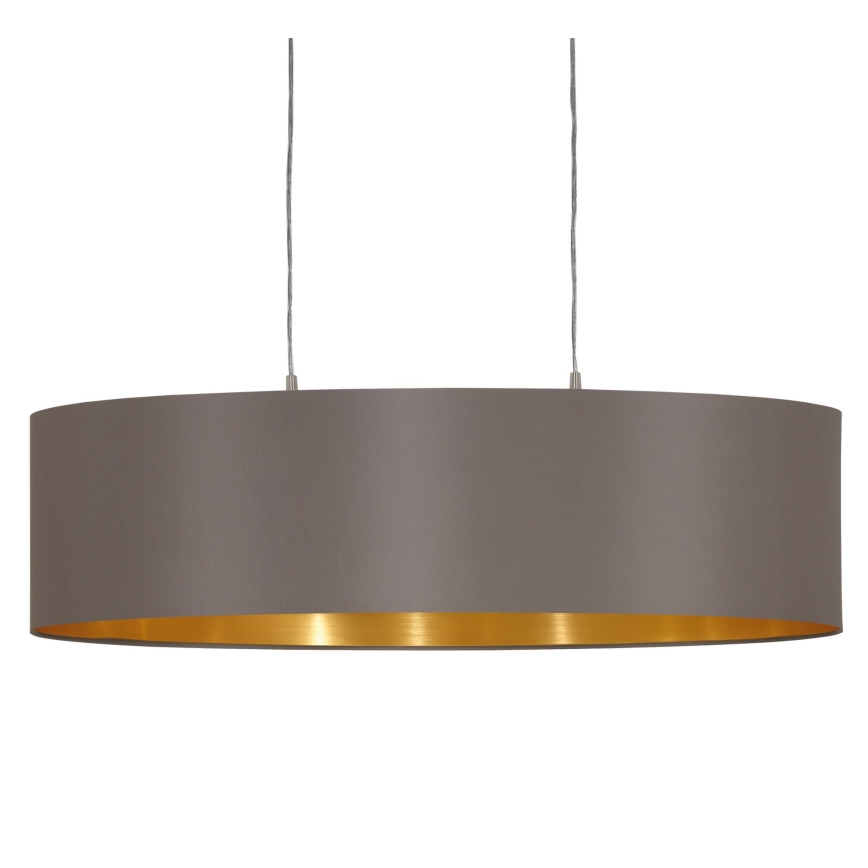 Eglo 55271 - Pakabinamas sietynas MASERLO 2xE27/60W/230V ruda