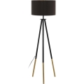 Eglo 55291 - Toršeras BIDFORD 1xE27/60W/230V juoda/ruda