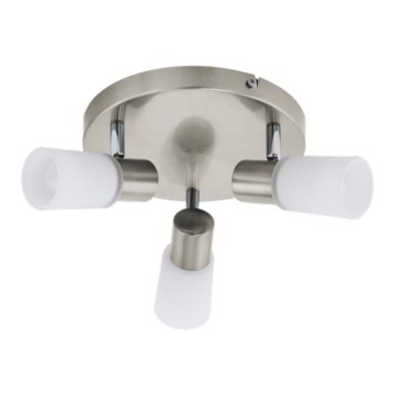 Eglo 55428 - LED taškinis šviestuvas 3xE14/4W/230V skersmuo 21 cm matinis chromas