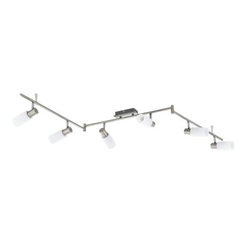 Eglo 55448 - LED taškinis šviestuvas 6xE14/4W/230V matinis chromas