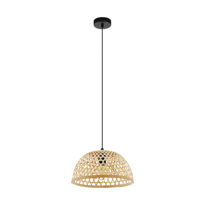 Eglo 55695 - Pakabinamas sietynas CLAVERDON 1xE27/40W/230V diametras 37 cm smėlio spalva