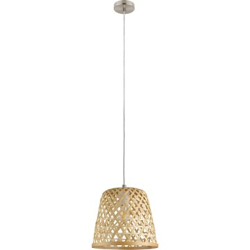 Eglo 55696 - Pakabinamas šviestuvas ant laido KIRKCOLM 1xE27/60W/230V smėlio spalvos