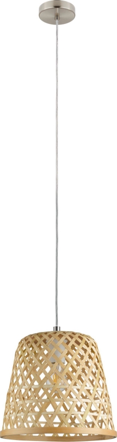 Eglo 55696 - Pakabinamas šviestuvas ant laido KIRKCOLM 1xE27/60W/230V smėlio spalvos