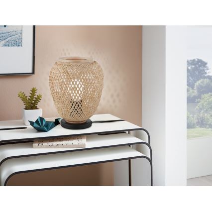 Eglo 55699 - Stalinė lempa DEMBLEBY 1xE27/40W/230V smėlio spalvos