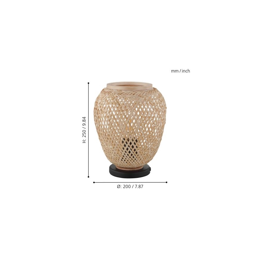 Eglo 55699 - Stalinė lempa DEMBLEBY 1xE27/40W/230V smėlio spalvos