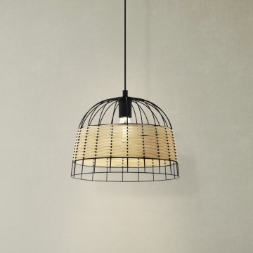Eglo 55709 - Pakabinamas sietynas ANWICK 1xE27/40W/230V rotangas