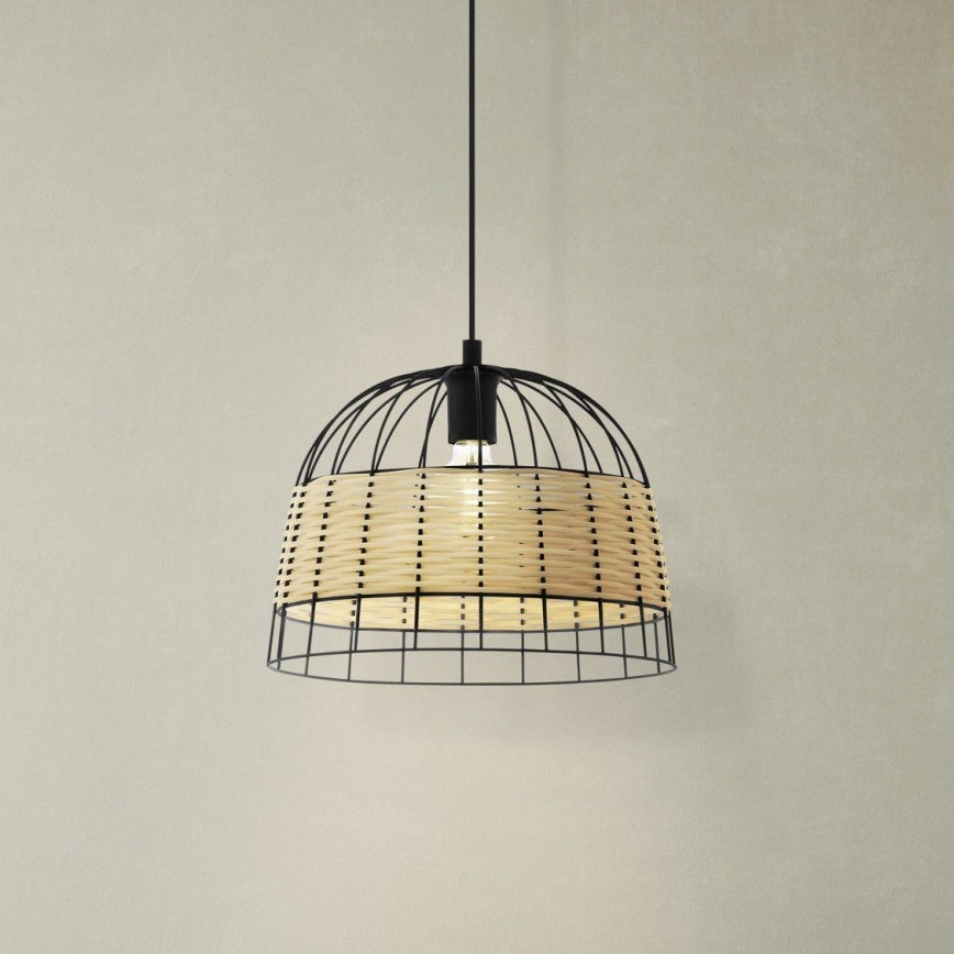 Eglo 55709 - Pakabinamas sietynas ANWICK 1xE27/40W/230V rotangas