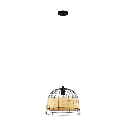 Eglo 55709 - Pakabinamas sietynas ANWICK 1xE27/40W/230V rotangas