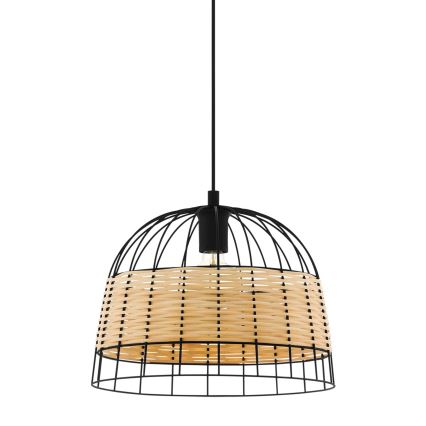 Eglo 55709 - Pakabinamas sietynas ANWICK 1xE27/40W/230V rotangas