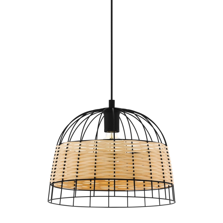 Eglo 55709 - Pakabinamas sietynas ANWICK 1xE27/40W/230V rotangas