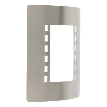 Eglo 55761 - LED lauko sieninis šviestuvas 1xE27/10W/230V IP44 matinis chromas