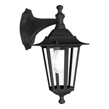 Eglo 55763 - LED lauko sieninis šviestuvas 1xE27/4W/230V IP44 juoda