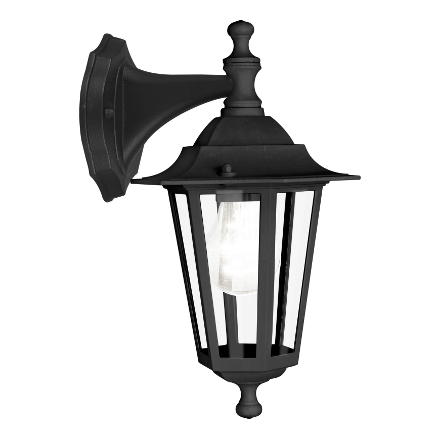 Eglo 55763 - LED lauko sieninis šviestuvas 1xE27/4W/230V IP44 juoda
