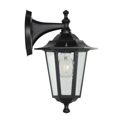 Eglo 55763 - LED lauko sieninis šviestuvas 1xE27/4W/230V IP44 juoda