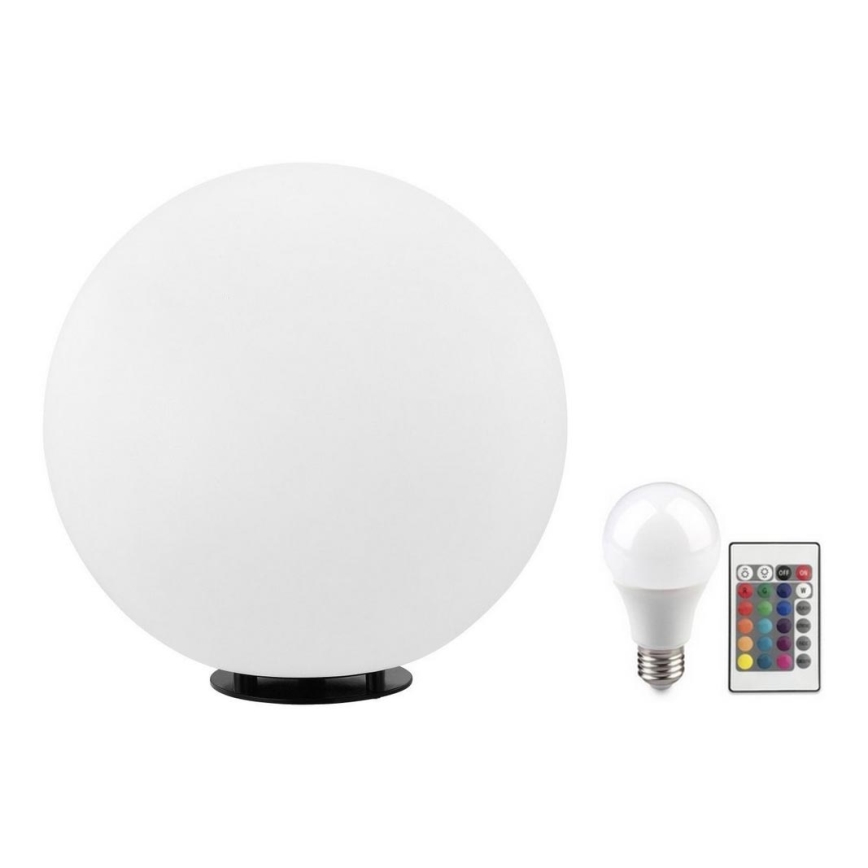 Eglo 55786 - LED RGBW Lauko šviestuvas MONTEROLO-C 1xE27/9W/230V 2700-6500K IP65 diametras 30 cm + nuotolinio valdymo pultas