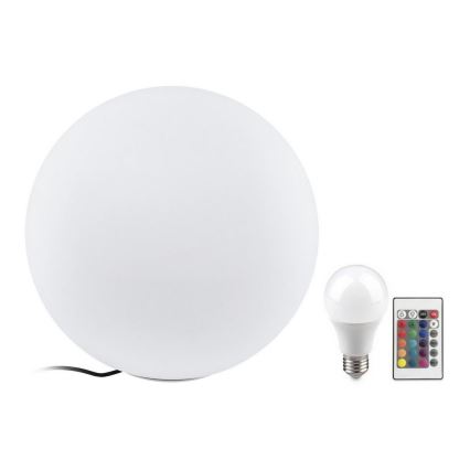 Eglo 55788 - LED RGBW Lauko šviestuvas MONTEROLO-C 1xE27/9W/230V 2700-6500K IP65 diametras 50 cm + nuotolinio valdymo pultas