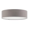 Eglo 55805 - LED lubinis šviestuvas 1xE27/11W/230V skersmuo 38 cm pilkas