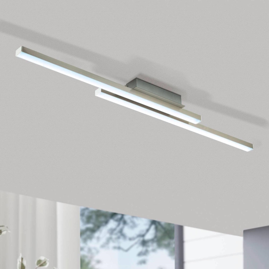 Eglo 55971 - LED RGBW reguliuojamas lubinis šviestuvas FRAIOLI-C LED/34W/230V 2700-6500K matinis chromas + nuotolinio valdymo pultas