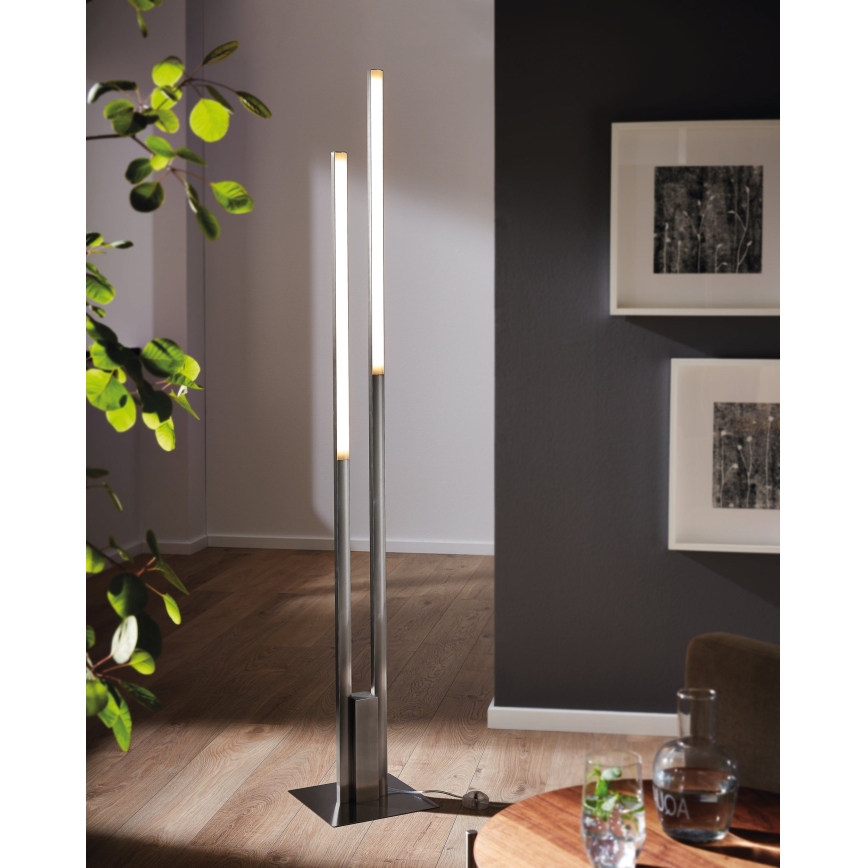 Eglo 55972 - LED RGBW reguliuojamas grindinis šviestuvas FRAIOLI-C LED/34W/230V 2700-6500K matinis chromas + nuotolinis valdymas