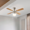 Eglo 56035 - LED lubinis ventiliatorius 1xE27/4,9W/230V 3000K Ø 106,6 cm